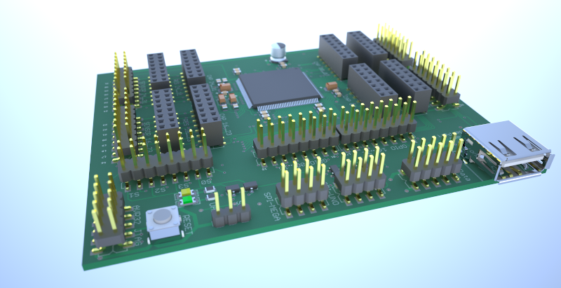 QTouchShield rendered in Maxwell